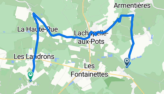De Route D Héricourt à Rue des Clos