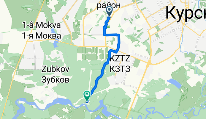 улица Бойцов 9-й Дивизии, Курск до Сеймский, Курск