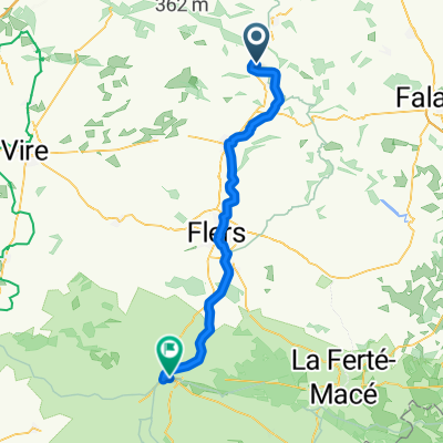 Route from Saint-Rémy