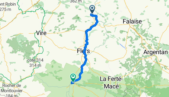 Route from Saint-Rémy