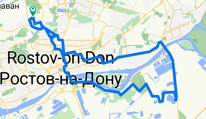 От Ландшафтная улица до Ландшафтная улица