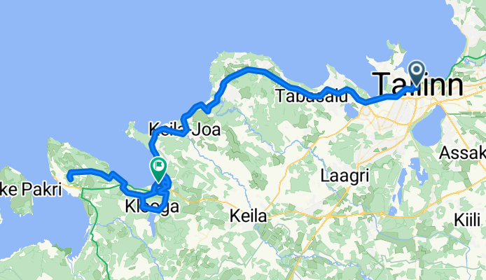 Route to Lääne-Harju vald