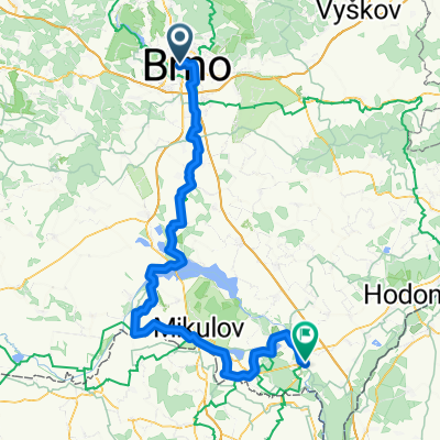 Brno naar Breclav via Lednice