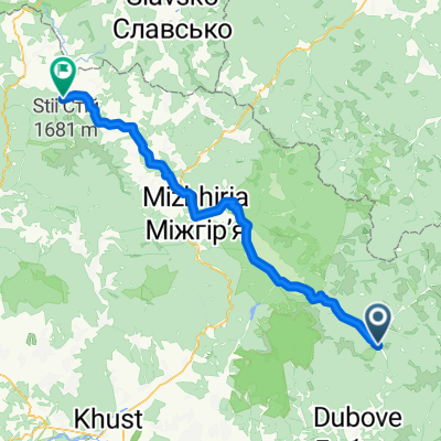 Усть-Чорна - Колочава - Воловець