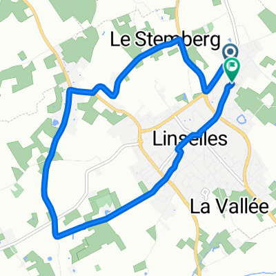 Rue Victor Hugo, Linselles to Rue Victor Hugo, Linselles
