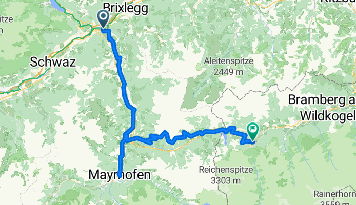 From Strass im Zillertal to Krimml