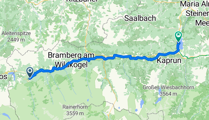 From Krimml to Zell am See