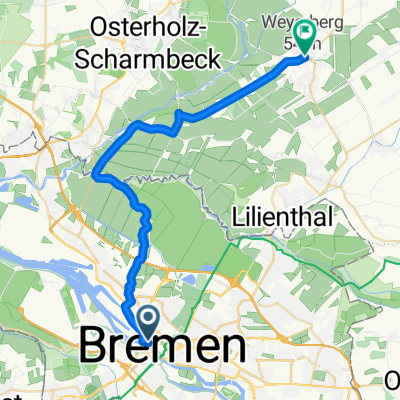 Schlachte nach Hembergstraße