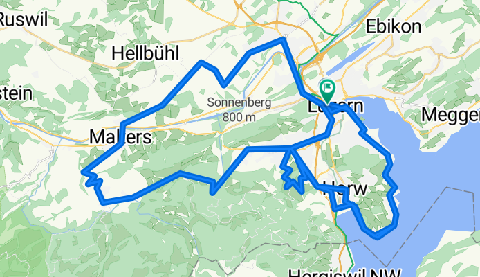 Ufe um Luzern - Variante Chestenebaum