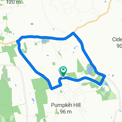 Old Colony Ln, Ledyard to Old Colony Ln, Ledyard