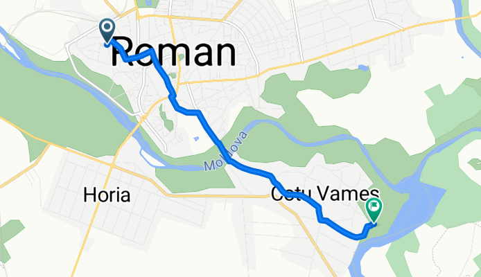 Strada Nicolae Bălcescu to Strada Siret