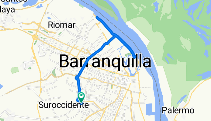 Calle 64B, Barranquilla a Calle 64B, Barranquilla
