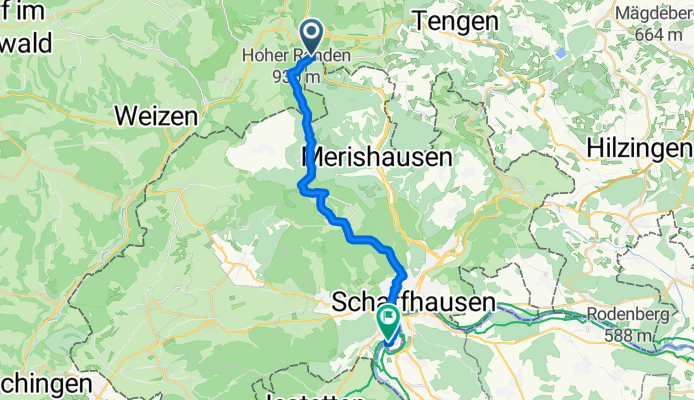 Schwarzer Stein - SH Wasserfall