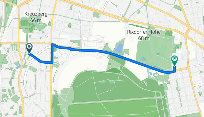 Bayernring nach Karlsgartenstraße