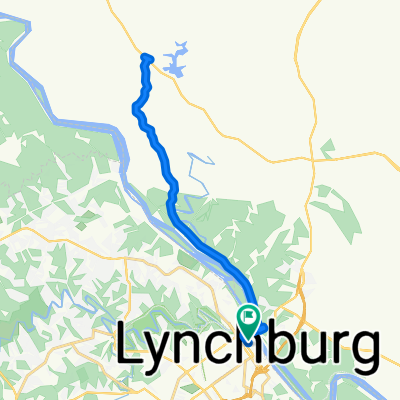 Main St, Lynchburg to Main St, Lynchburg