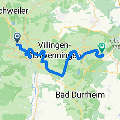 Hornberger Straße, Villingen-Schwenningen nach In Rammelswiesen, Villingen-Schwenningen
