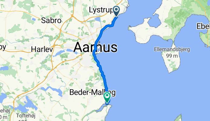 From Egå to Malling