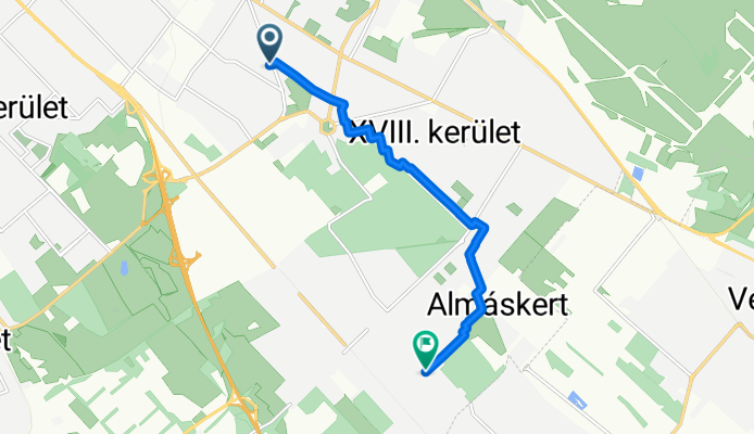 Csontváry Kosztka Tivadar utca, Budapest - Kapocs utca, Budapest