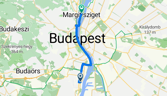 Hunyadi János út do Budapest