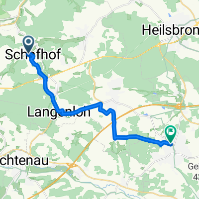 Brauhausstraße, Petersaurach to Hauptstraße, Neuendettelsau