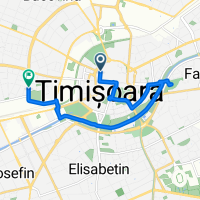 Route to Timisoara