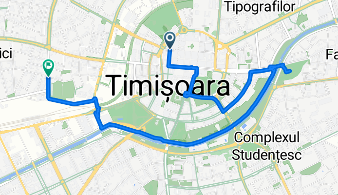 Route to Timisoara