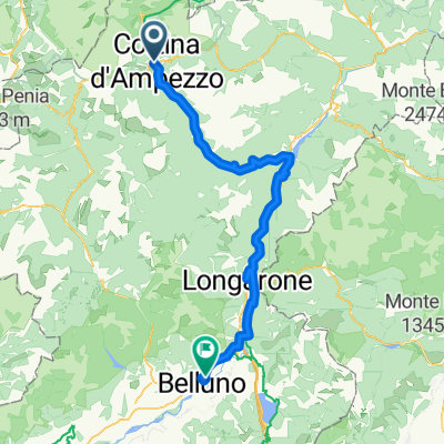 Cortina to Belluno (road bike)
