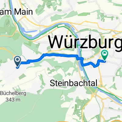 Hauptstraße, Höchberg a Zeppelinstraße, Wurtzburgo