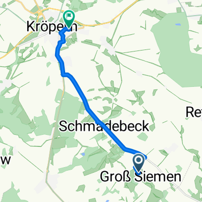 An der Sieme, Kröpelin nach Rostocker Straße, Kröpelin