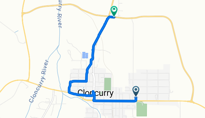 Railway St, Cloncurry to Andrew Daniels Drive, Cloncurry