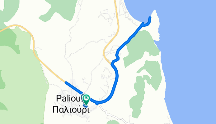 Eparchiaki Odos Paliouriou-Afitou - Eparchiaki Odos Paliouriou-Afitou