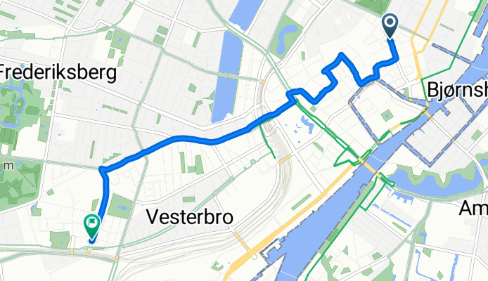 Gothersgade, København K to Tapperitorvet, København V
