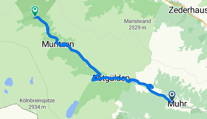 Mur20a_Vordermuhr_Sticklerhütte_13,8km 670hm