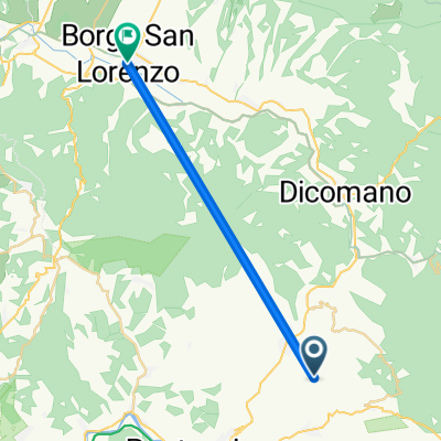 Da Località Falgano a Via Faentina snc