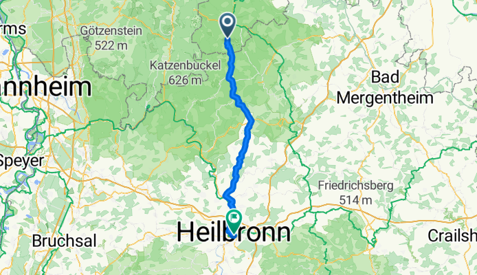 Kirchzell - Heilbronn