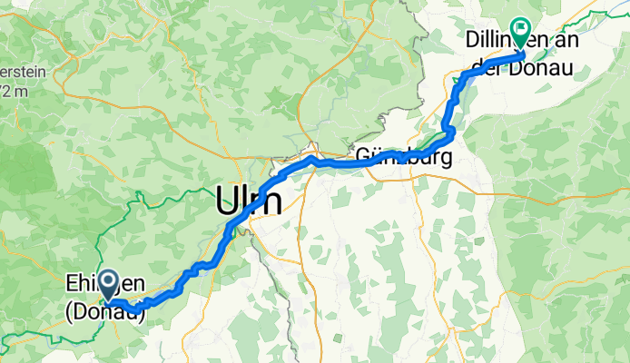 Ehingen an der Donau - Dillingen an der Donau