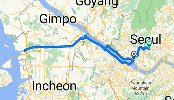 Route to Seoul