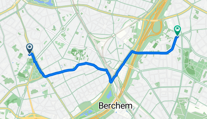 Harmoniestraat, Antwerpen naar Karel De Preterlei, Antwerpen