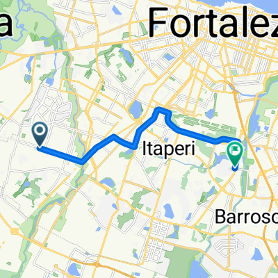 De Rua Oscar França a Avenida Alberto Craveiro