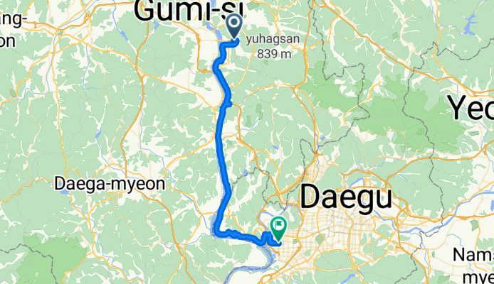 From Gyeongsan to Daegu