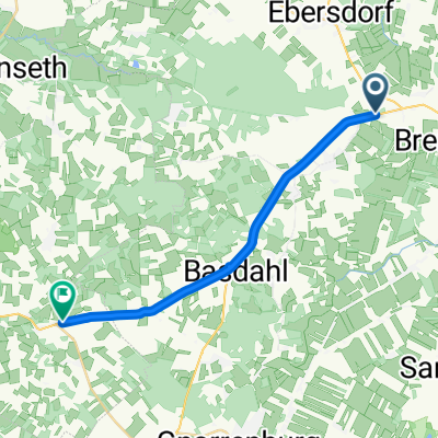 Glinde, Oerel nach Kirchwistedter Hauptstraße, Beverstedt