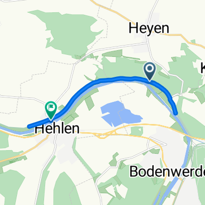 Straße Ohne Straßennamen nach An der Fähre