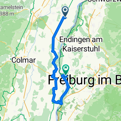Route de Saasenheim nach Hochstetter Straße