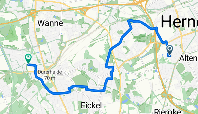 Route in Herne