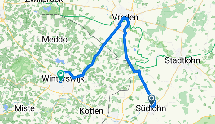 Vitusring, Südlohn nach Markt, Winterswijk