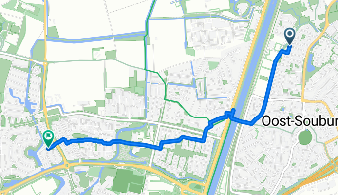 Zaanstraat naar Rosenburglaan