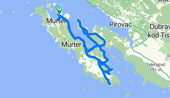 Put gradine, Murter to Put gradine, Murter