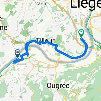 Rue de la Province, Seraing à Rue Mandeville, Liège