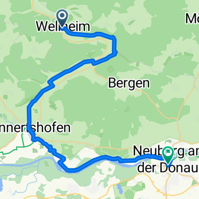 Wellheim bis Neuburg an der Donau