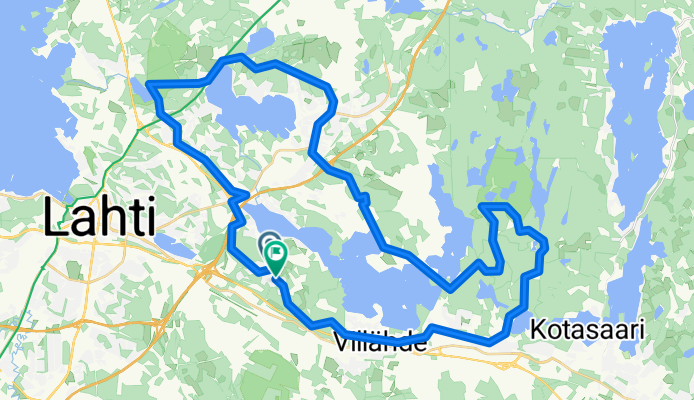 My route (Nastola, Lapakisto)